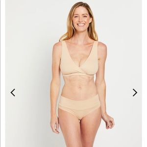 Motherhood Maternity - Wrap Maternity and Nursing Sleep Cotton Bra - Large